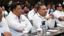 Bupati Pakpak Bharat Franc Bernhard Tumanggor menghadiri Munas APKASI ke-VI bersama peserta lainnya