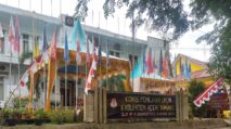Kantor KIP Aceh Tamiang usai DKPP memberhentikan Ketua KIP karena pelanggaran etik
