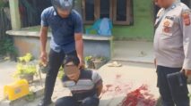 Polisi mengamankan seorang pria di Aceh Tamiang yang diduga membacok adik iparnya.
