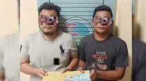 Barang bukti sabu yang diamankan Satresnarkoba Polres Aceh Tenggara dari dua pelaku peredaran narkotika di Desa Prapat Sepakat, Babussalam.